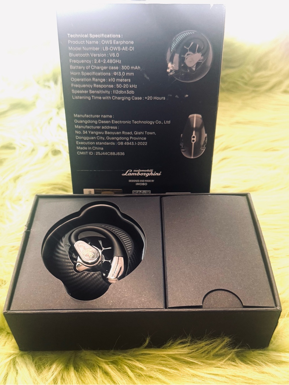 Lamborghini-Inspired Bluetooth Wireless Earbuds